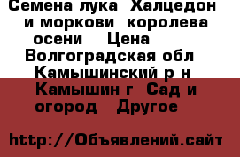 Семена лука “Халцедон“ и моркови “королева осени“ › Цена ­ 500 - Волгоградская обл., Камышинский р-н, Камышин г. Сад и огород » Другое   